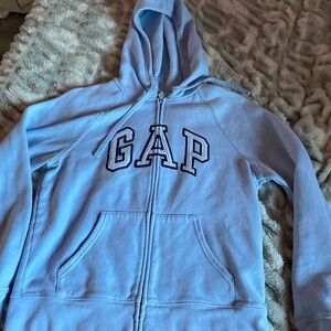 baby blue gap hoodie